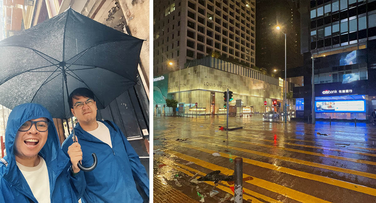 Hong Kong Typhoon Signal 8